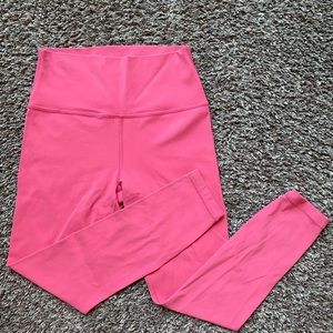 Women’s S Athleta Transcend 7/8 tight flamingo pink